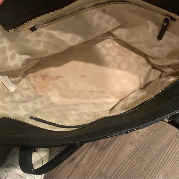 Kate Spade Tote - black and cream - Picture 4 of 4
